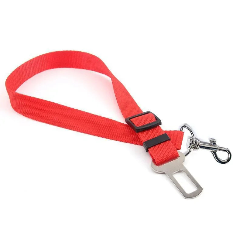 New Dog Car Seat Belt Safety Protector Travel Pets Accessories Dog Leash Collar Breakaway Solid Car Harness Pet Car Seat Belts