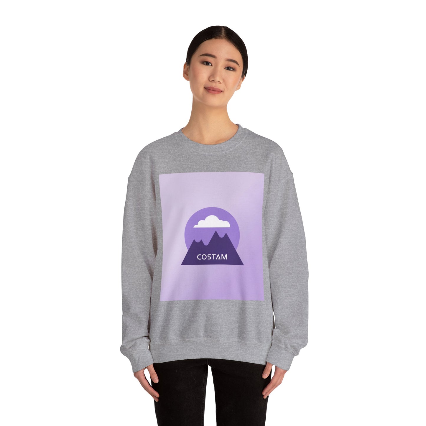 Unisex Heavy Blend™ Mountain Graphic Crewneck Sweatshirt