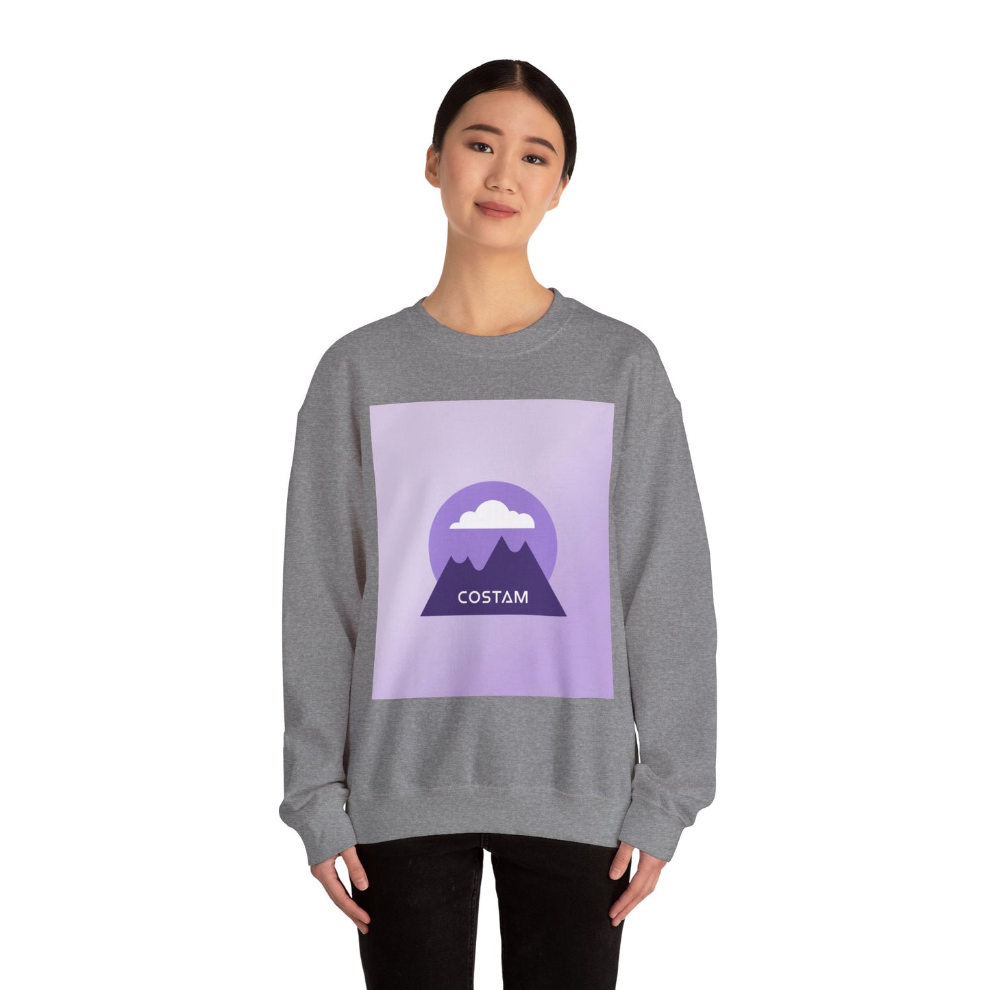 Unisex Heavy Blend™ Mountain Graphic Crewneck Sweatshirt