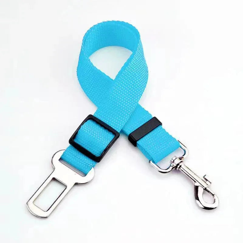 New Dog Car Seat Belt Safety Protector Travel Pets Accessories Dog Leash Collar Breakaway Solid Car Harness Pet Car Seat Belts